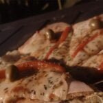 Pizza de jamon & morrones