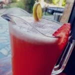 LIMONADA CON FRUTILLAS